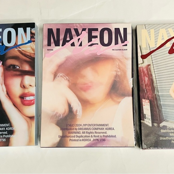 Nayeon Twice Mini Album SIGNED A / B/ C Ver Full Set Bundle Autographed🔥Sealed - Picture 9 of 11